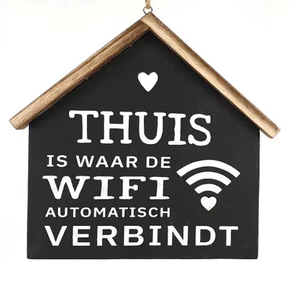 thuis wifi verbindt